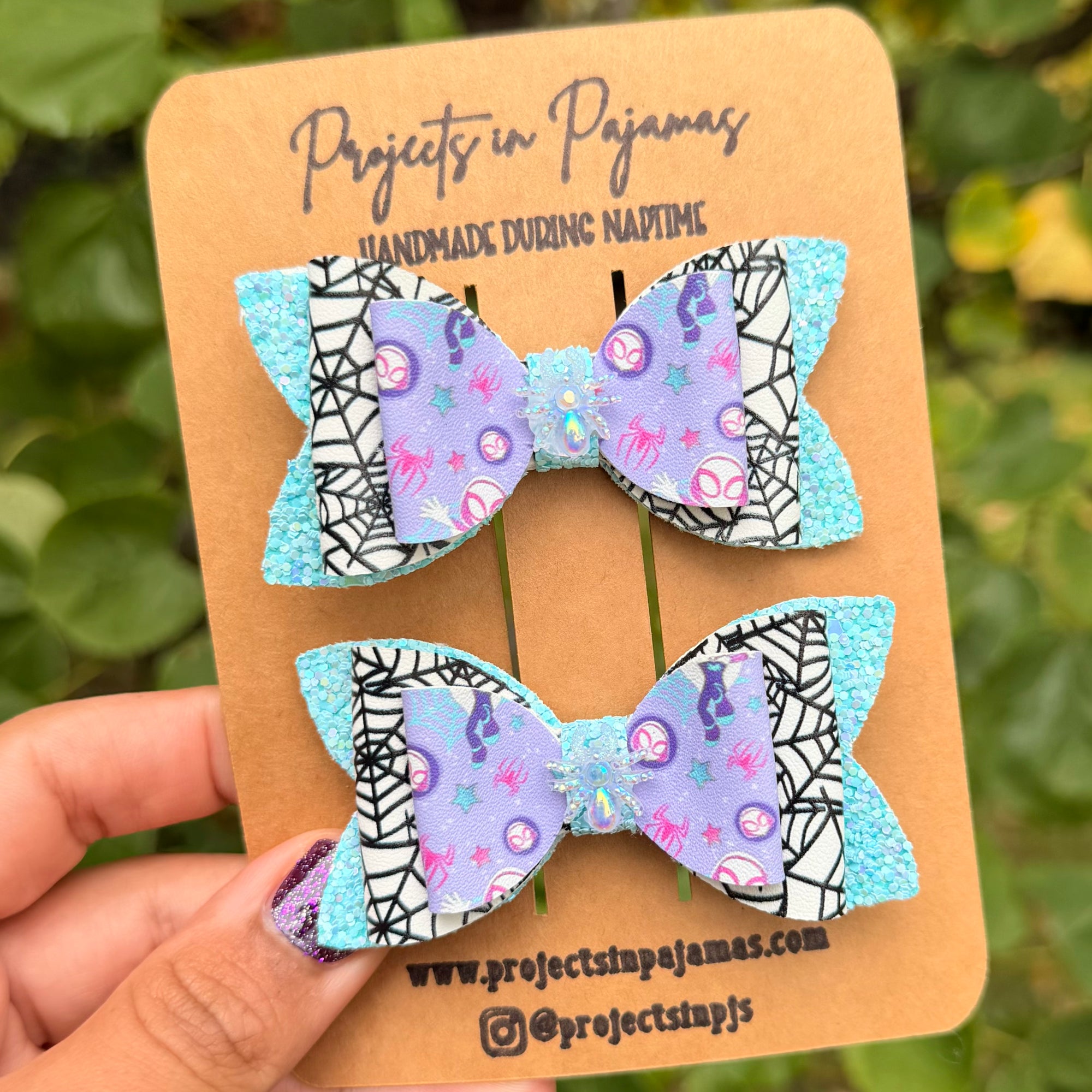 Girl Spider Hero Hair Bow