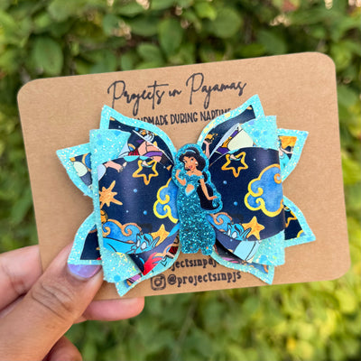 Arabian Princess Inspired Hair Bow