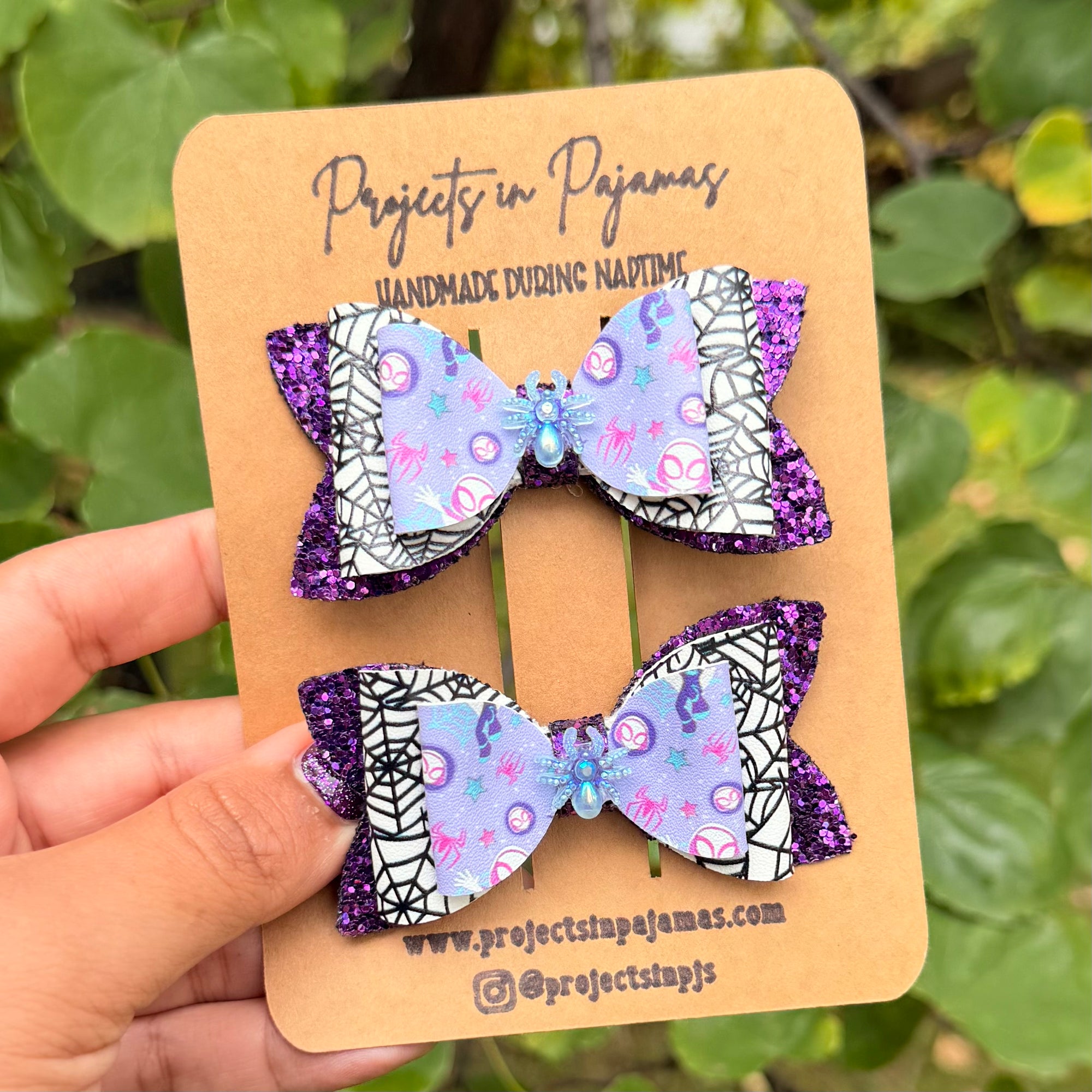 Girl Spider Hero Hair Bow