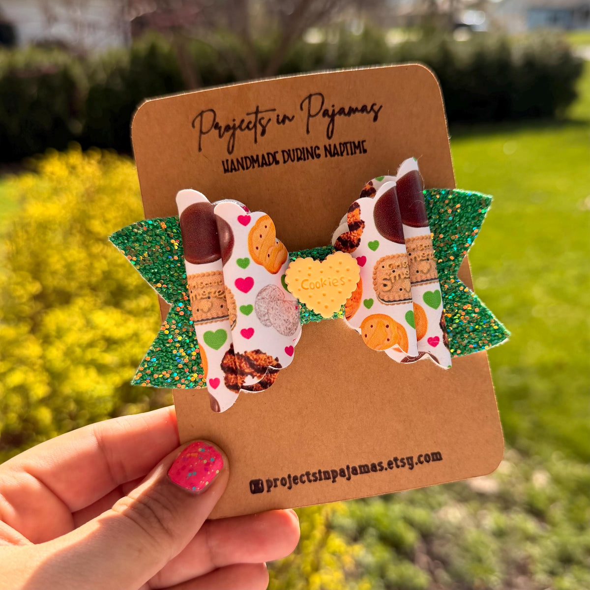 Girl Scout Cookie Hair Bow