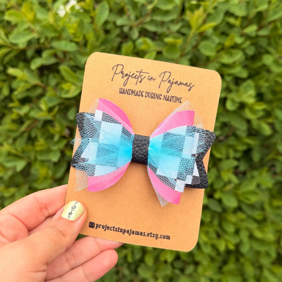 Blink And I'm Two Birthday Hair Bow