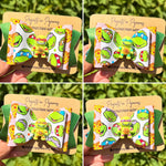 Turtle Ninja Hero Hair Bow