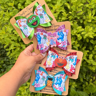Friendly Neighborhood Monster Hair Bows