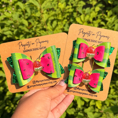 Watermelon Popsicle Hair Bow