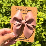 Lace Embossed Pastel Faux Leather Sailor Bows