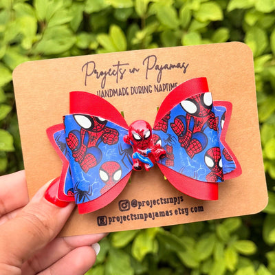 Superhero Hair Bow | Comic Book Inspired Hair Accessory